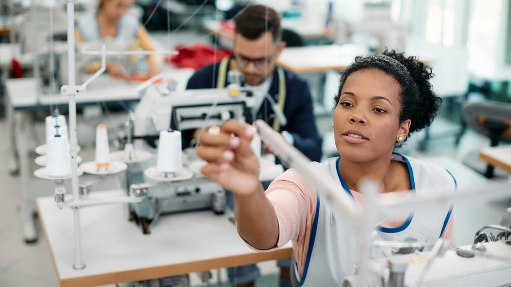 shortage of sewing machinist apprentices in the UK