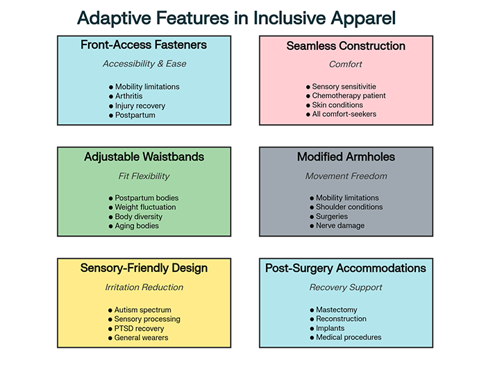 Adaptive Features in Inclusive Apparel
