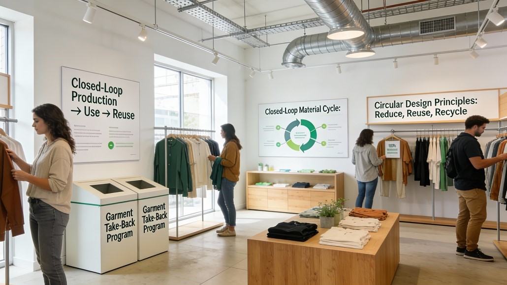 textile recycling circular fashion sustainable manufacturing closedloop systems