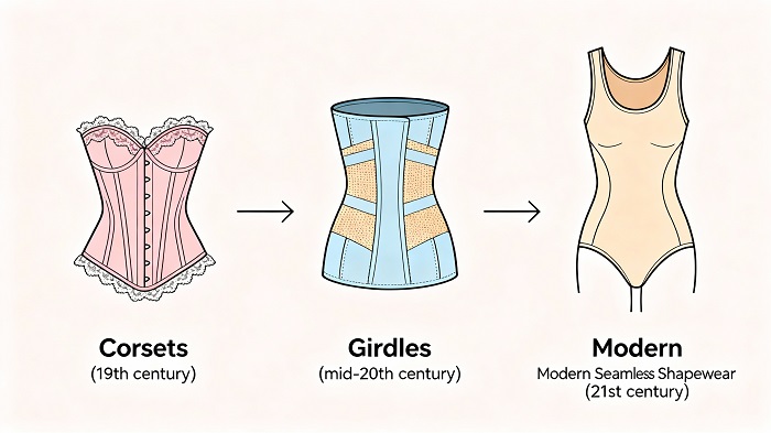 Evolution of Shapewear