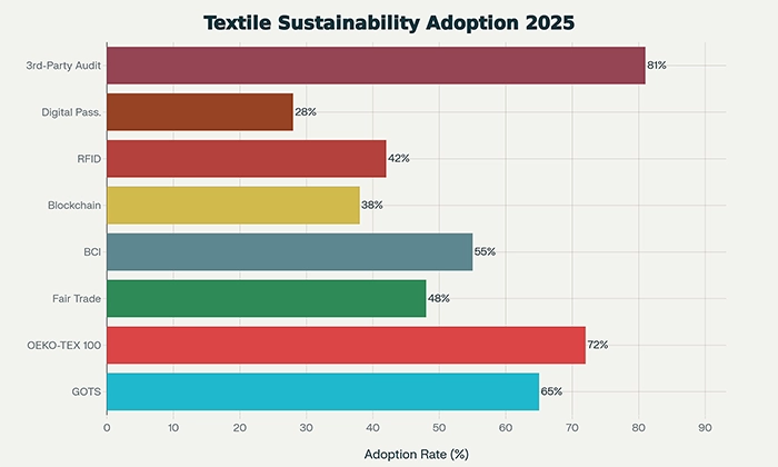 Industry Adoption Rates of Textile Sustainability Certifications and Traceability Technologies (2025)