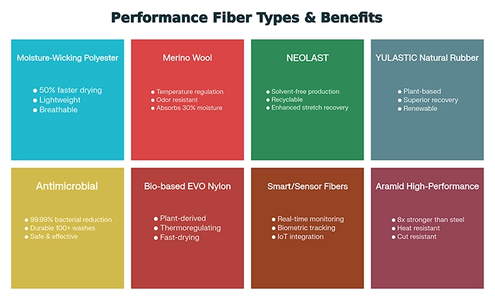 New-Age Performance Fiber Types and Their Key Characteristics
