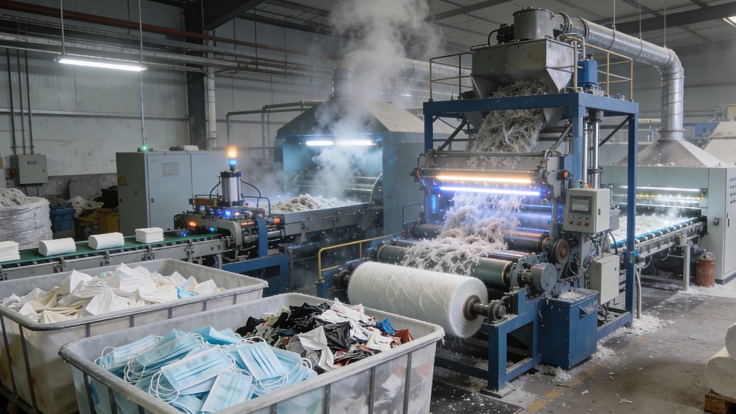 nonwoven textile recycling industry opportunities medical hygiene automotive