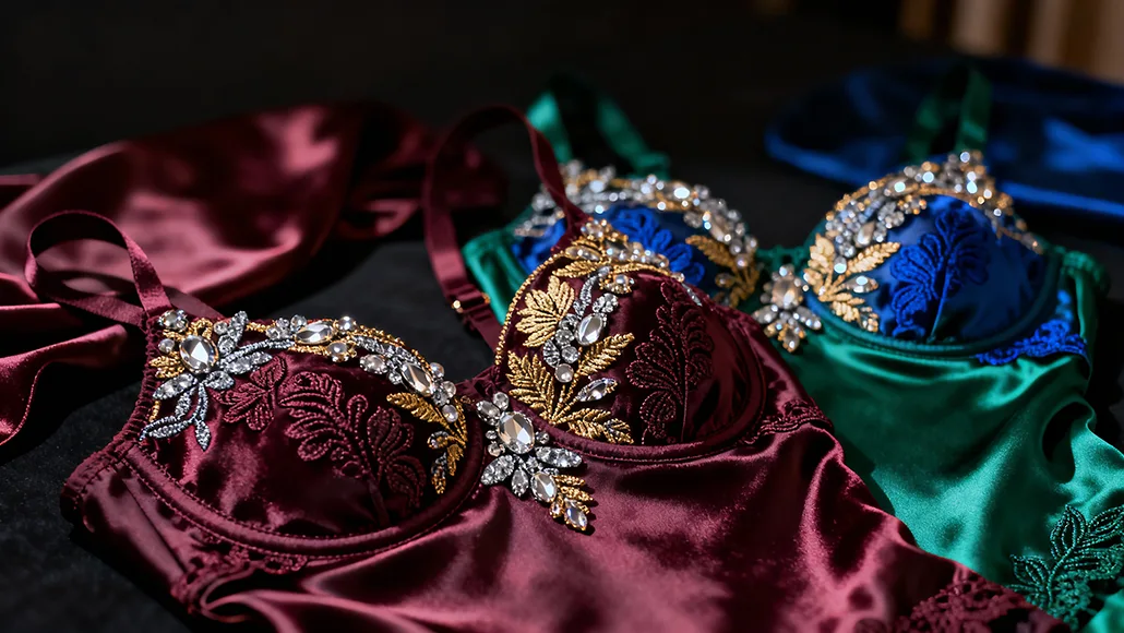 rich textures embellishments intimates