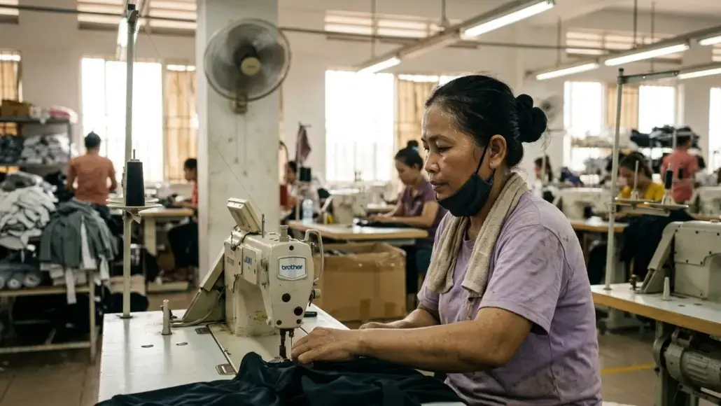 Cambodia Garment export