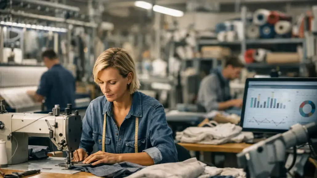 European Textile Sector Adapts to Market Contraction and Digital Shifts