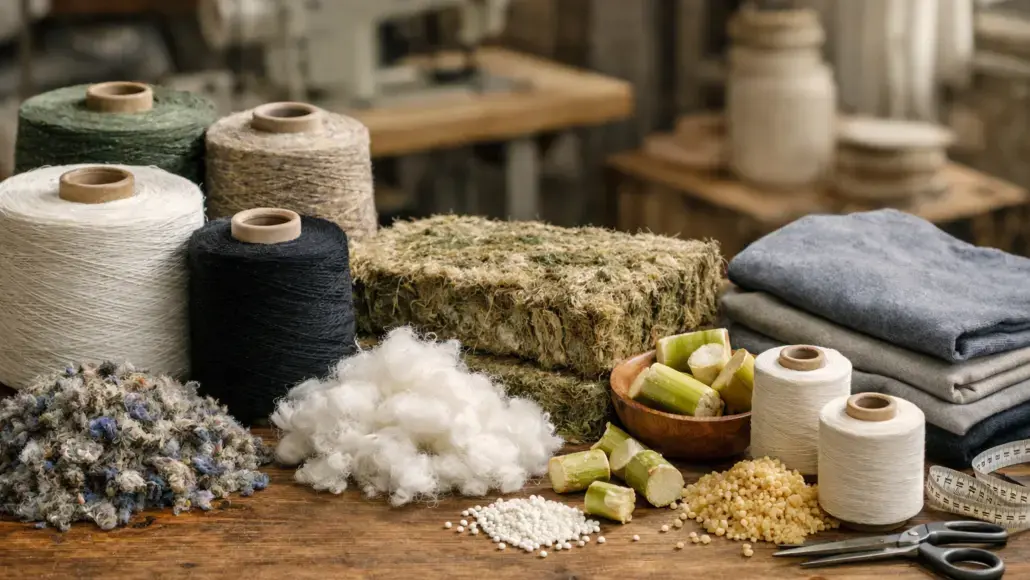 Material World: Recycled Yarn, Plant-Based Insulation, Biobased Spandex, and Textile Production
